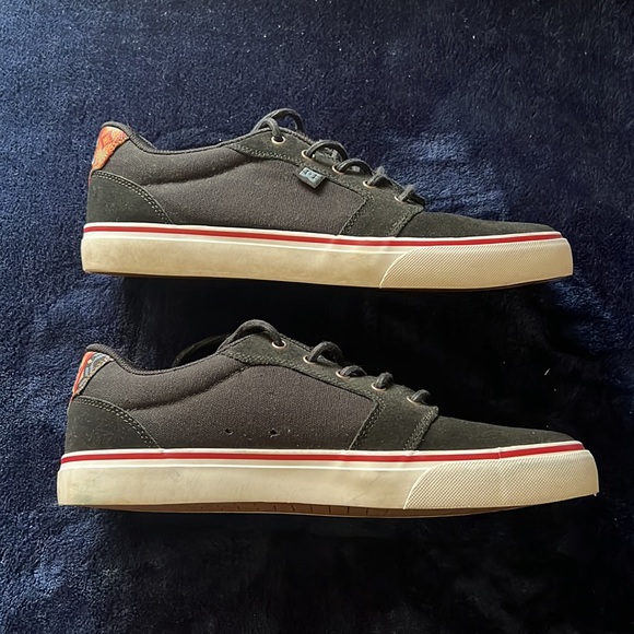 Black/Multicolor DC Anvil SE Skateboarding Shoes (Size 10.5) - Picture 4 of 6